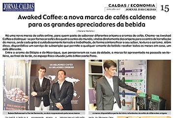 Notícia Jornal das Caldas - Awaked